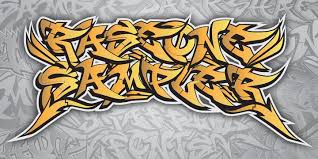 A font is the combination of typeface, size, weight, slope, and style to make up a printable or displayable set of characters. Graffiti Fonts Myfonts