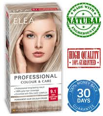 If this shade is too light for you, try one of our other blonde shades such as 9.0 or 8.0. Permanent Cream Hair Dye Elea Professional Colour 9 1 Very Light Ash Blond Uk For Sale Online Ebay