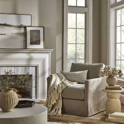 Vivian Park Upholstered Swivel Chair