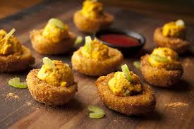 Buffalo Fried Deviled Eggs Recipe Fried Deviled Eggs Savory Spice Shop Buffalo Fries