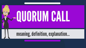 What Is Quorum Call What Does Quorum Call Mean Quorum Call Meaning Definition Explanation Youtube