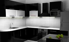 Kitchen Design Black And White Color Beautiful House Interior Dapur Dapur Putih Dapur