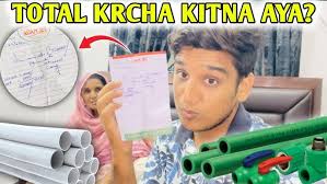 4 Washrooms 1 Kitchen Kleye Plumber Work Ka Kitna Khrcha Ata?😱Saman Buy Kr  Leya💯 Guide For You👍