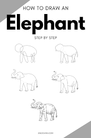 How to draw an elephant easy step by step. How To Draw A Realistic Elephant 5 Easy Steps Jae Johns