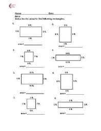 Area With Squares And Rectangles Common Core Math Worksheets Common Core Math Worksheets Math Worksheets Common Core Worksheets