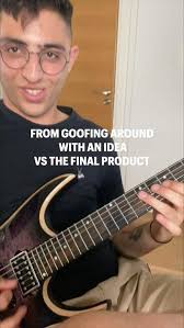 Goofing with an idea at home vs the final product 👀, @anupsastry