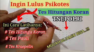 Download pdf psikotes pauli/kraepelin(tes koran) ini melalui tombol di bawah. Cara Dan Tips Mengerjakan Psikotes Tes Hitungan Koran Tes Pauli Tes Kraepelin Untuk Tni Polri 2021 Youtube