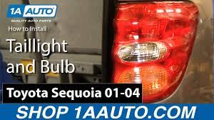 This video is about rear led light bulbs installation and how to remove rear hatch panel on toyota sequoia. How To Replace Tail Light 01 04 Toyota Sequoia Youtube