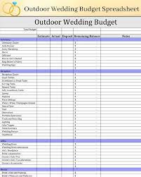 Outdoor Wedding Budget Template Backyard Wedding Budget Etsy Wedding Budget Spreadsheet Budget Wedding Wedding Budget Template