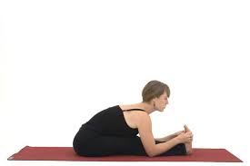 How To Do Paschimottanasana A Yoga Hamstring Stretch Seated Yoga Poses Yoga Poses For Beginners Essential Yoga Poses