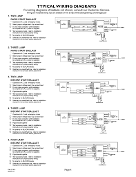 How to replace 4 lamp series ballast with parallel. Typical Wiring Diagrams Page 4 I 232 Iota I 232 User Manual Page 4 4