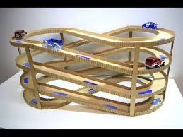 How do nascar racecars stay on the track? Diy Magic Track With Magic Cars Out Of Cardboard Track Infinity From Cardboard Youtube