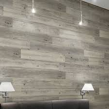 Allure Wall Planks 5 X 48 Peel And Stick Vinyl Wall Paneling In 2021 Vinyl Wall Panels Brick Exterior House Flooring On Walls