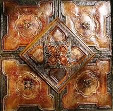 Tin Ceiling Tiles Dogwood Eye By Kenny The Tin Man Hoff Tin Ceiling Tiles Tin Ceiling Vintage Tin Ceiling Tile