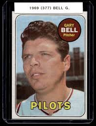 1969 Topps Set Break Gary Bell Seattle Pilots #377