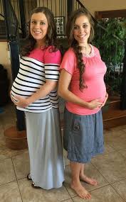21:17, 2 jul 2021 josh duggar's wife anna is pointing the finger at everyone else for her husband's child pornography arrest and feuding with the family, a source has exclusively told the sun. Josh Duggar S Wife Anna Passes Due Date Has Bump Off With Jessa Pic Duggars Duggar Girls Celebrity Baby Pictures