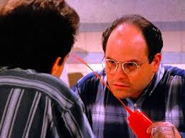 Improvised Seinfeld scene with added toothpick detail