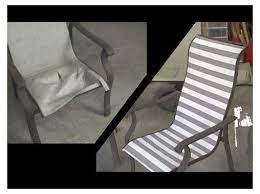 Replacement Sling Cover For Patio Furniture Make Your Own Diy Patio Chair Covers Diy Patio Furniture Chairs Patio Furniture Makeover Patio Chair Covers