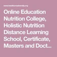 distance learning holistic nutrition ii
