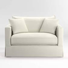 Lamps plus sofab lily ivory slipcover sofa $525. Willow White Slipcovered Chair And A Half Reviews Crate And Barrel