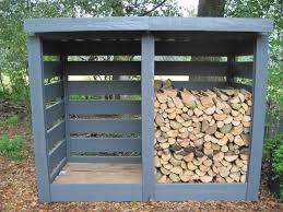Position the wall mount hose storage holder onto the post and attach it using wood screws. Easy Diy Outdoor Firewood Racks