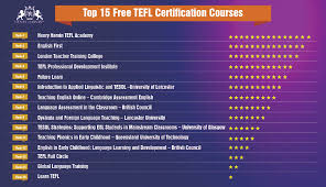 We've developed professional development courses in the areas of instructional technology, course design, and leading and coaching to help hone your skills. Top 15 Free Tefl Certification Courses In 2021 Henry Harvin Education