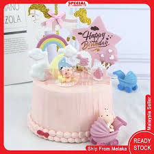 Kalau beli kek kecil pastikan beli 2 biji atau lebih. Ready Stock Star Shape Happy Birthday Cake Topper For Kids Bintang Untuk Kanak Kanak Kek Hiasan Shopee Malaysia