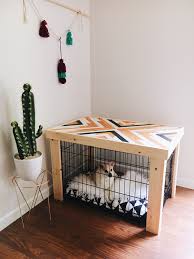 Crate Table By Vintagekandyliving Etsy Com Dog Crate Cover Diy Dog Crate Dog Crate Furniture