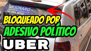 Oposição a um governo bolsonaro psl eleito por fake news e fraude judicial rejeitado por 89 milhões do eleitorado brasileiro. Bloqueado Por Adesivo Do Bolsonaro No Carro Uber 99 Pop Cabify Youtube