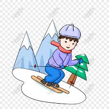 Lovepik صورة Psd 611405336 Id الرسومات بحث صور الشتاء السفر التزلج الكرتون