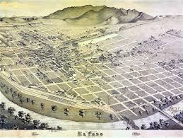 Bird's Eye View of El Paso, El Paso County Texas in 1886 [1,280 × 965] :  rMapPorn