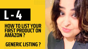 How to List your First product
