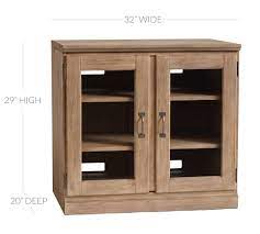I love this cabinet and everything fits because the shelves. Printer S 32 Glass Door Cabinet Pottery Barn
