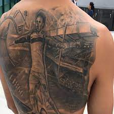 Manchester city's raheem sterling slams leroy sane's tattoo. Leroy Sane S Insane New Back Ink Is The Latest Entry Into Football S Craziest Tattoos Daily Star