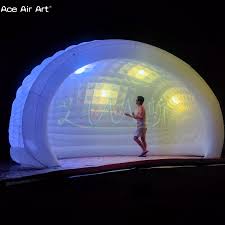 Holy White Oxford Fabric Luna Dome Balloon Inflatable Dj Club Party Tent With Led Colorful Lights For Outdoor Event Ads Party Backdrops Aliexpress