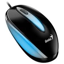 Mouse Genius Usb DX-mini with Flashing Led (31010025400) Negro