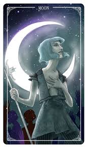 ostaratarot the moon tarot card tarot cards art the moon tarot