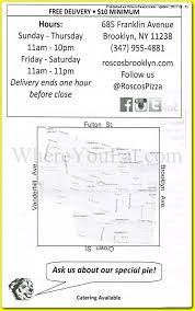 Includes rocco's pizzeria reviews, maps & directions to rocco's pizzeria in brooklyn and more from yahoo us local. Rosco S Restaurant In Brooklyn Official Menus Photos