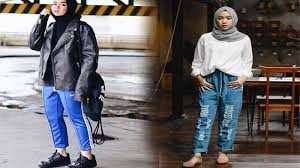 Fashion itu yang penting percaya diri! 5 Fashion Hijab Kekinian Gaya Ala Street Style Inspirasi Untuk Hijabers Tribun Pontianak