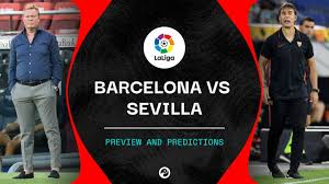 Poor second half, especially from barça, and the blaugrana drop. Barcelona V Sevilla Live Stream Watch La Liga Fixture Online Predictions