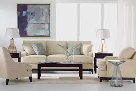 Creating An Interesting Room With Its Simplicity By Using Ethan Allen Arcata Sofa Leather Sofa Living Room Family Room Decorating Living Room Decor