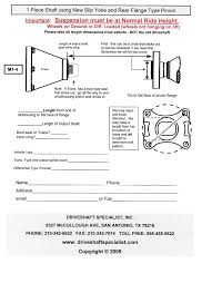 Dodge Truck Driveshafts Page