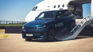 Range Rover launches first fully electric model — BBC