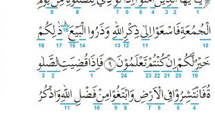 Baca surat al jumu'ah lengkap bacaan arab, latin & terjemah indonesia. Hukum Tajwid Surat Al Jumuah Ayat 9 10 Beserta Penjelasannya