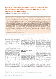 A policy analysis of the malaysian response to intimate partner violence. Https Www Who Int Bulletin Volumes 86 8 07 045906 Pdf