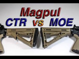 magpul moe vs ctr stock comparison youtube