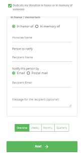 It can also be used for times of celebration. How To Enable The In Honor In Memory Of Feature In Donorbox