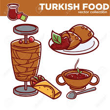 Pain pide frit turc je ne sais pas pourquoi mais depuis quelques temps je suis complètement tombée sous le charme de la cuisine turque! Plats De Cuisine Turque Collection Icones Du Menu De Restaurant De Cuisine Traditionnelle De La Turquie Kebab De Viande Turque Ou Un Gouter Soupe De Gezleme Ou Kebab De Lula Et Kefte