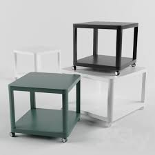 Ikea Tingby Side Tables On Castors Ikea Table Side Table