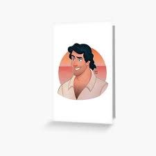 Prince Eric Greeting Card for Sale by GuFiArt | Redbubble